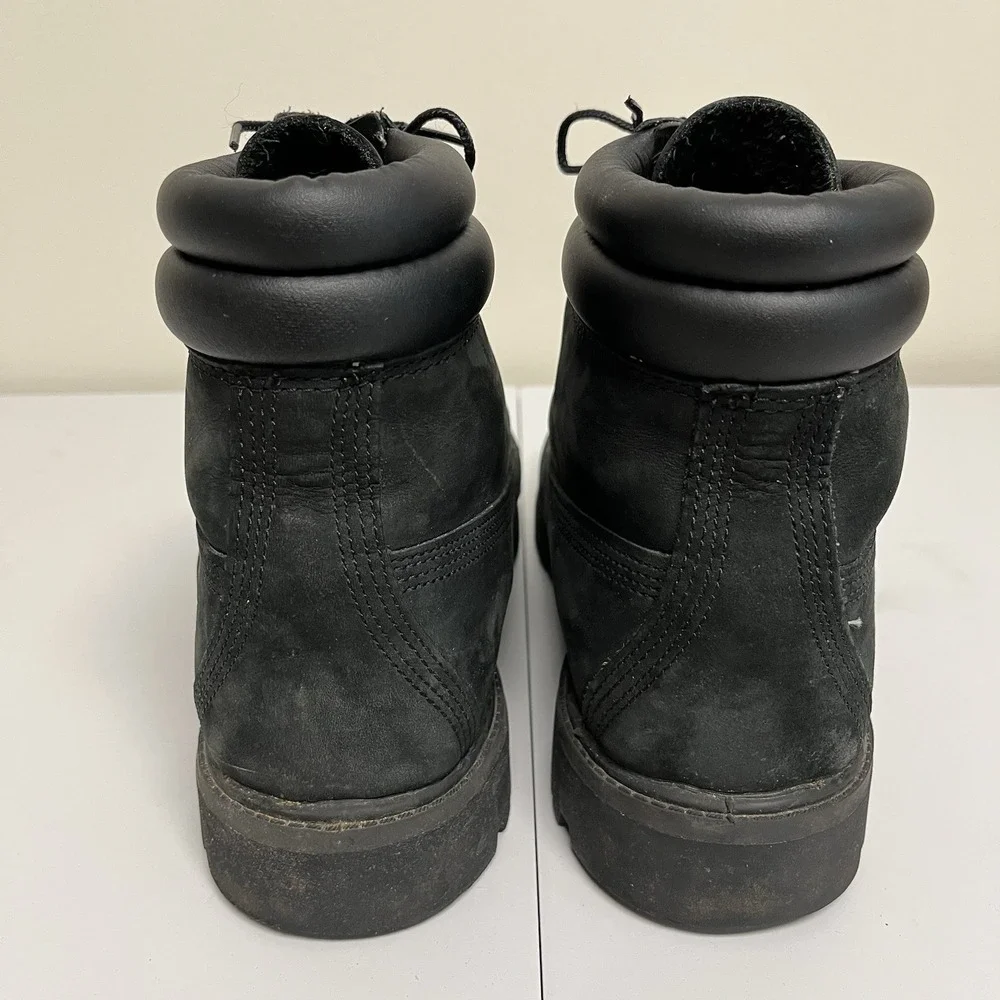 Timberland Premium 6 Inch Waterproof Boots Mens 11M Black Nubuck 73541 Work Hike
